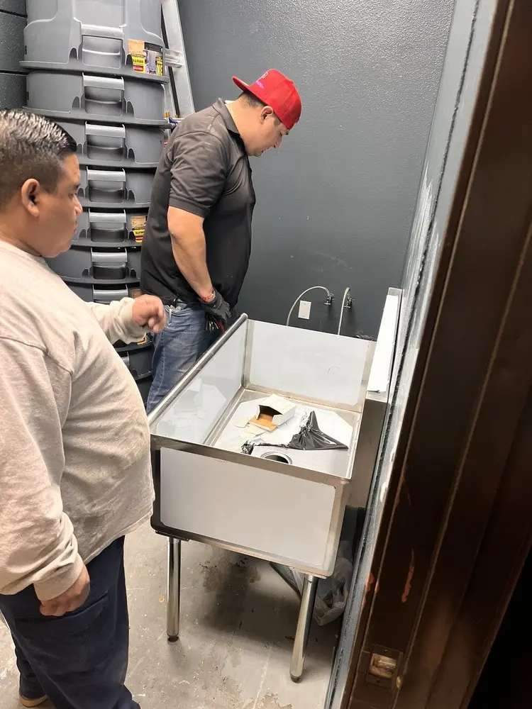 Commercial plumbing and sink installation in Interlaken